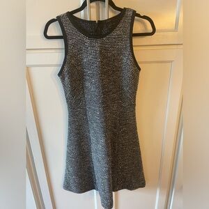 Jcrew black tweed dress sleeveless